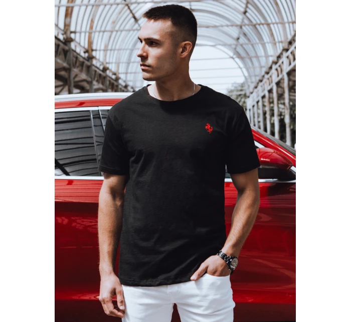 Pánské černé tričko FashionStreet RX5571