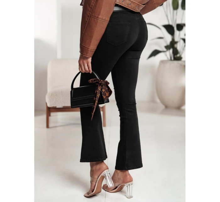 FREEREX dámské džíny bootcut černé FashionStreet UY2225