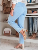 Dámské máslové kalhoty s květinami LEGISSA blue FashionStreet UY2408 Dámské máslové kalhoty s květinami LEGISSA blue FashionStreet UY2408