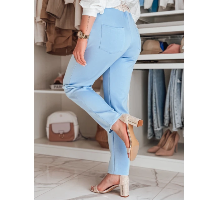 Dámské máslové kalhoty s květinami LEGISSA blue FashionStreet UY2408 Dámské máslové kalhoty s květinami LEGISSA blue FashionStreet UY2408