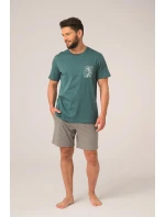 Pánské pyžamo Key MNS 741 B26 cr/r M-2XL