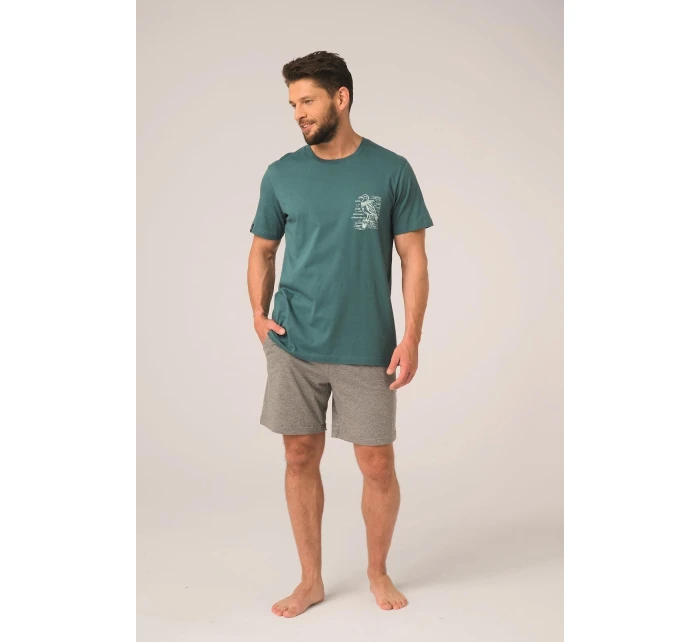 Pánské pyžamo Key MNS 741 B26 cr/r M-2XL