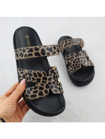 Dámské žabky v béžové barvě model 21904992 - VINCEZA