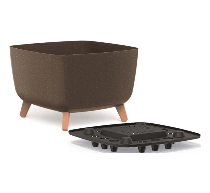 GRACIA SQUARE ECO WOOD 39x39CM KÁVOVÁ MÍSA