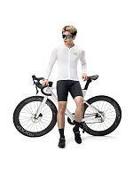 Cyklistický dres s dlouhým rukávem Diamond velikost  bílý model 22114147 - Rockbros