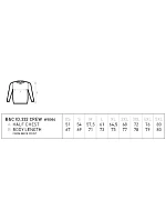 B&C Crew Unisex mikina urban khaki model 22445068 B&C Crew Unisex mikina urban khaki model 22445068