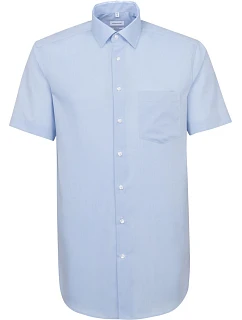 Seidensticker Shirt Regular SSL Košile s krátkým rukávem 78.3001 light blue