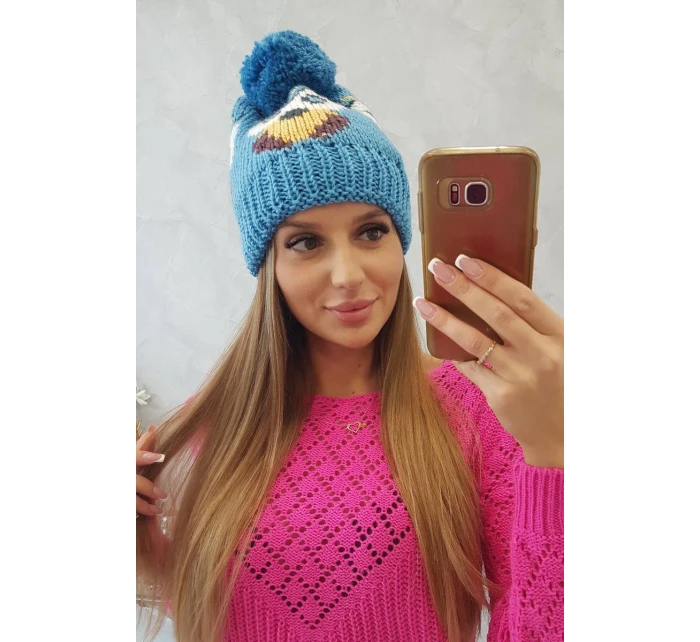 Dámská čepice  tyrkysová model 18751611 - K-Fashion