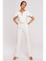 M670 Kombinéza s volánky - ecru M670 Kombinéza s volánky - ecru