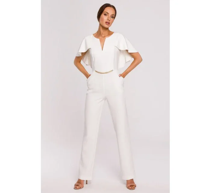 M670 Kombinéza s volánky - ecru M670 Kombinéza s volánky - ecru