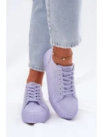 Dámské textilní tenisky Big Star – fialové Dámské textilní tenisky Big Star – fialové