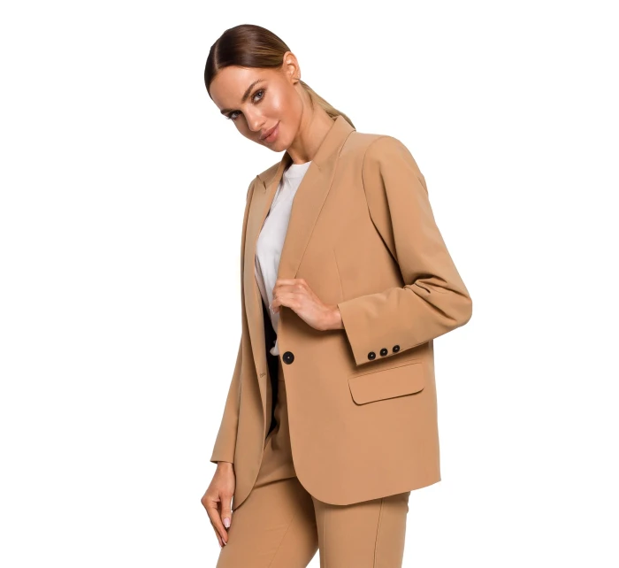 Dámské sako model 20237587 hnědé - Moe