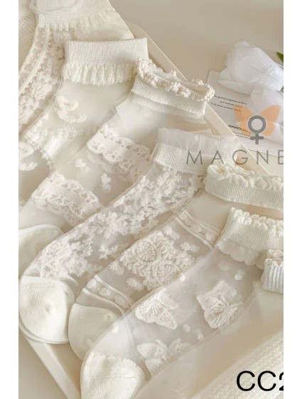 AŽUROVÁ PONOŽKA CC-251106 01 AŽUROVÁ PONOŽKA CC-251106 01