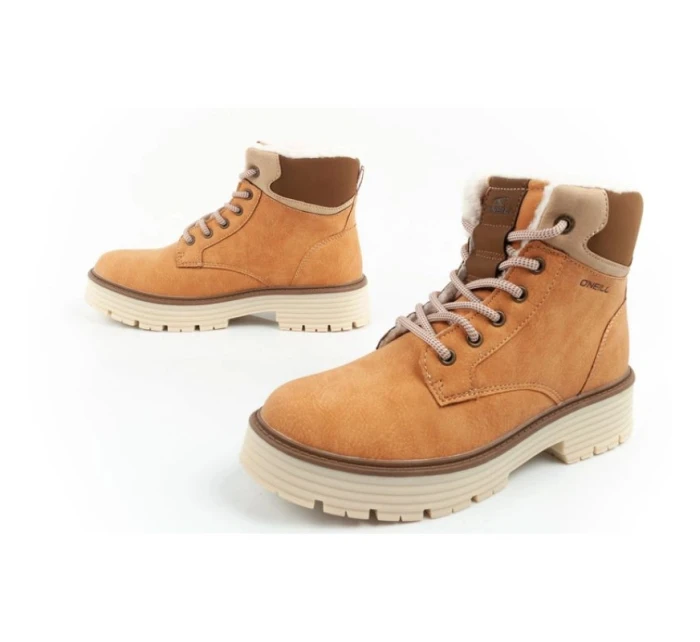 Boty O'neill winter trappers dámské kotníkové boty zateplené módní hnědé dámské