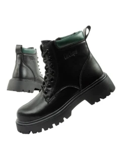 Lee Cooper boty dámské trapper boty kožené zateplené šněrovací dámské boty