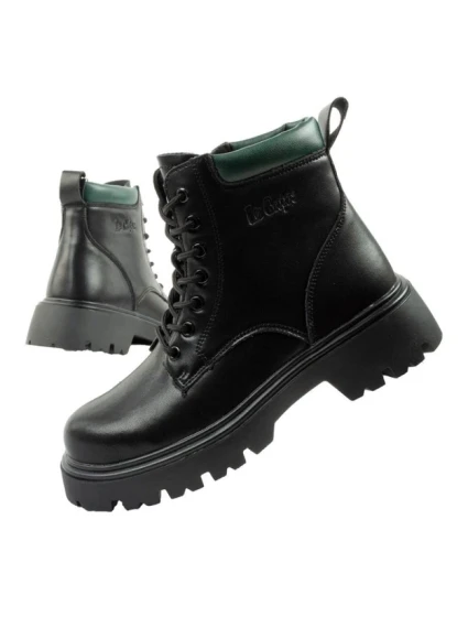 Lee Cooper boty dámské trapper boty kožené zateplené šněrovací dámské boty Lee Cooper boty dámské trapper boty kožené zateplené šněrovací dámské boty