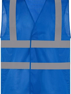 Yoko HVW 120 Hi-Vis síťovaná bezpečnostní vesta 79.W120 royal blue