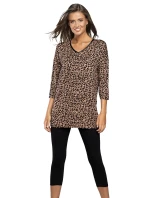 Italian Fashion Pantera r.3/4 sp.3/4 barva:print/black Italian Fashion Pantera r.3/4 sp.3/4 barva:print/black