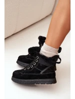 Dámské Zimní Boty Na Platformě S Kožíškem Big Star model 21705939 Černé - Big Star Shoes