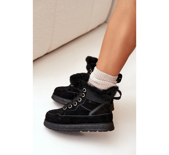 Dámské Zimní Boty Na Platformě S Kožíškem Big Star model 21705939 Černé - Big Star Shoes
