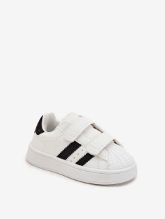 Dětské Sportovní Boty Sneakersy Z Eko Kůže Bílé Renel