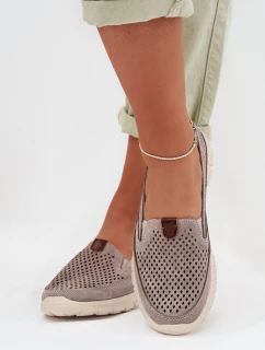 semišová polobotka model 22027766 - EVENTO