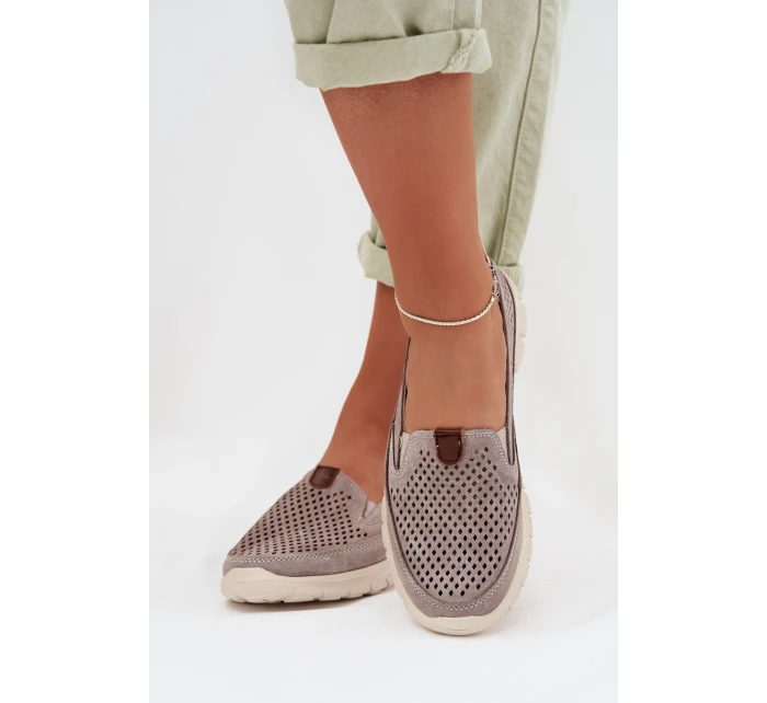 semišová polobotka model 22027766 - EVENTO