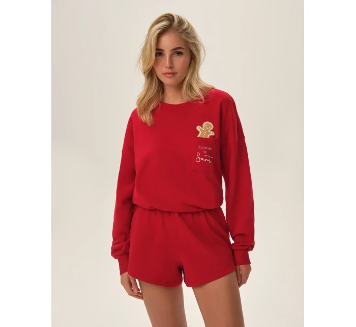 Dámské pyžamo Červená model 20305086 - HENDERSON LADIES Dámské pyžamo Červená model 20305086 - HENDERSON LADIES