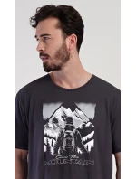 Pánská noční košile s krátkým rukávem Mountain