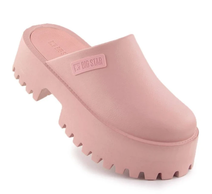 Dřeváky na pevné podrážce Big Star W NN274020 INT2083C