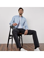 KK 105 Košile Oxford s dlouhým rukávem silver grey model 22419143 - Kustom Kit KK 105 Košile Oxford s dlouhým rukávem silver grey model 22419143 - Kustom Kit