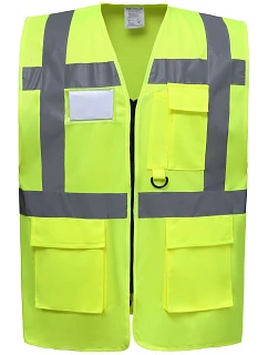 Yoko HVW 801 Hi-Vis multifunkční vesta 79.W801 hi vis yellow