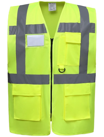 Yoko HVW 801 Hi-Vis multifunkční vesta 79.W801 hi vis yellow Yoko HVW 801 Hi-Vis multifunkční vesta 79.W801 hi vis yellow