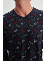 Noční košile s dlouhým rukávem model 18936648 - Vamp