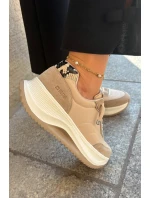 Dámské semišové tenisky na platformě Big Star RR274A345 HI-POLY SYSTEM Tmavě béžové Dámské semišové tenisky na platformě Big Star RR274A345 HI-POLY SYSTEM Tmavě béžové