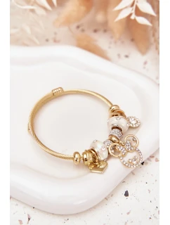 Dámský Náramek model 21776943 Růžový Stříbrný Mouse - Boto