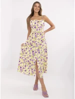 Sukienka MI SK  jasny żółty model 21124356 - FPrice