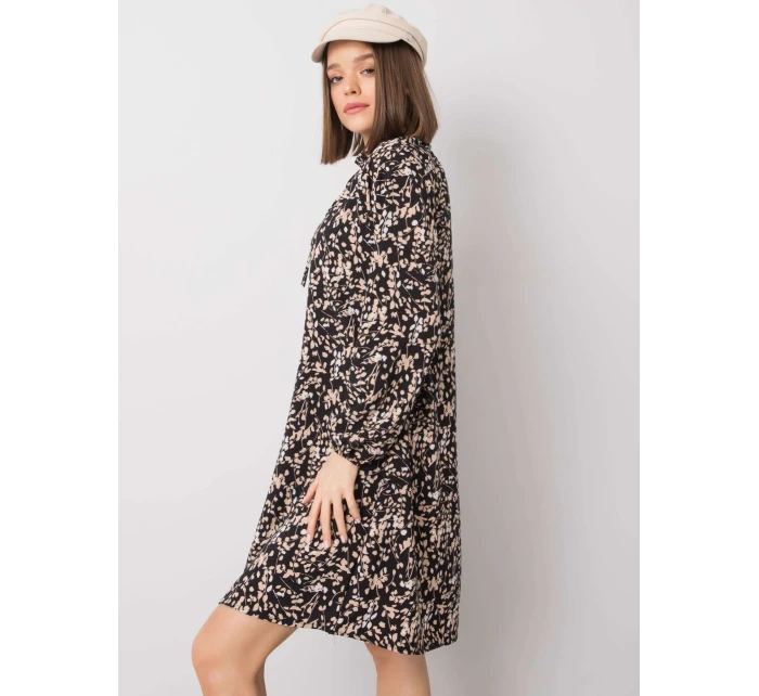 Šaty WN SK R819 1.17 černá a béžová