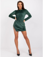 Melissa zelené sametové šaty