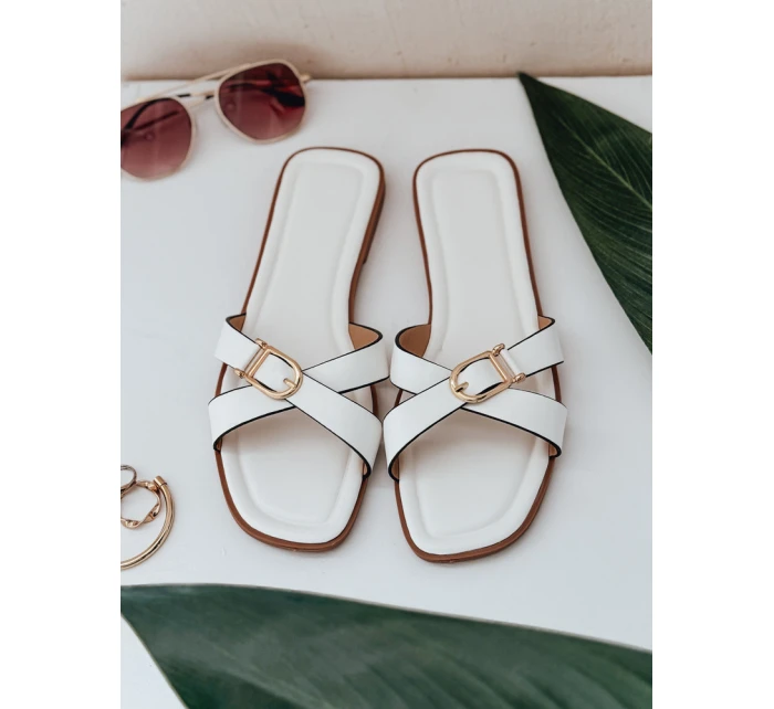 BELICCA dámské žabky bílé FashionStreet ZY0998