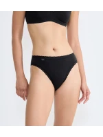 Dámské kalhotky sloggi 24/7 Cotton Lace Tai C3P - černé - SLOGGI Dámské kalhotky sloggi 24/7 Cotton Lace Tai C3P - černé - SLOGGI