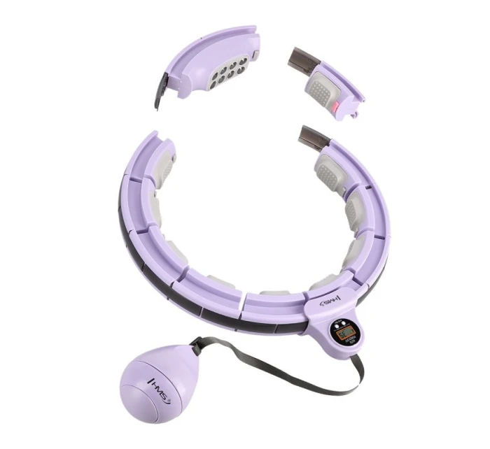 MAGNETICKÝ HULA HOP SET FIALOVÝ HHM13 S POČÍTADLEM HMS + ZEŠTÍHLUJÍCÍ PÁS BR163 ČERNÝ MAGNETICKÝ HULA HOP SET FIALOVÝ HHM13 S POČÍTADLEM HMS + ZEŠTÍHLUJÍCÍ PÁS BR163 ČERNÝ