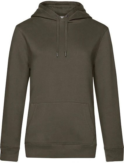 B&C QUEEN Hooded_° Dámská mikina s kapucí 01.W02Q khaki B&C QUEEN Hooded_° Dámská mikina s kapucí 01.W02Q khaki