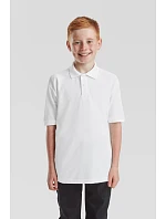 Fruit of the Loom Kids 65/35 Polo Dětské piqué polo 16.3417 retro heather green Fruit of the Loom Kids 65/35 Polo Dětské piqué polo 16.3417 retro heather green
