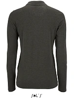 SOL'S Perfect LSL Women Dámské piqué polo s dlouhým rukávem 25.2083 charcoal melange SOL'S Perfect LSL Women Dámské piqué polo s dlouhým rukávem 25.2083 charcoal melange