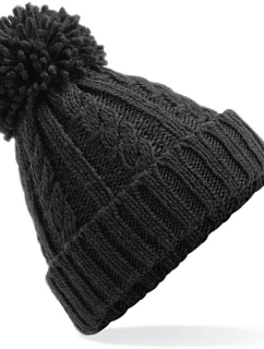 B 480 pletená čepice s bambulí black model 22433368 - Beechfield