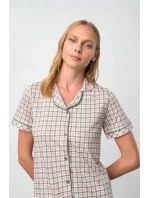Kostkovaná noční košile –   model 18362917 - Vamp