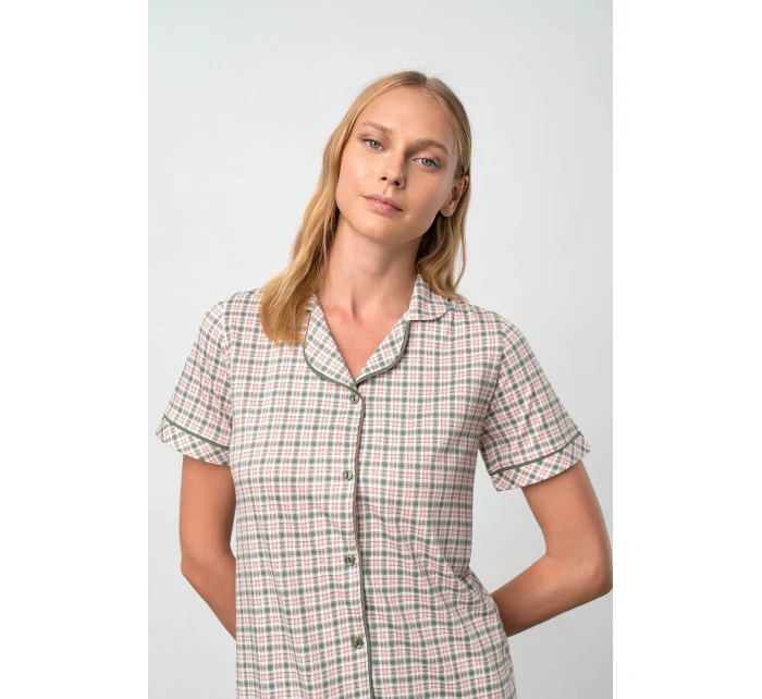 Kostkovaná noční košile –   model 18362917 - Vamp