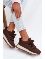 Sportovní tenisky na platformě Čokoládové Riadella