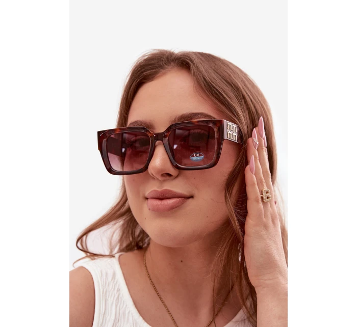 Dámské sluneční brýle Tmavě hnědé